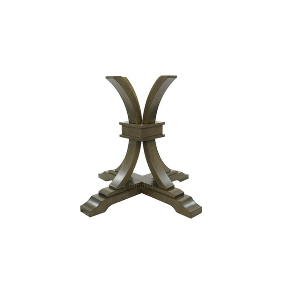 BingLTD - 30" Tall Gabriel Round Pedestal Table Base Only NO TABLE TOP - Nickel (PD-12B30-RW-NICKEL)