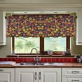 thumbnail image 3 of Yayeee Kitchen Curtains Tier Set of 2 Light Filtering 57"x24" Over Sink Window Panels, Yellow Floral, 3 of 7