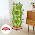 thumbnail image 4 of SSZMDLB under $5 Planting Tray, Movable Tray for Pots, Stackable Planting System Base for Strawberry Containers, Three Dimensional Garden Tool for Balcony Patio Greenhouse, Anti Slip Pad, 4 of 5
