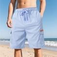 thumbnail image 2 of Dxzfnsa Men's Cargo Casual Shorts Quick Dry Lightweight Stretch Athletic Shorts for Men with Pockets Outdoor Running Gym S-2XL, 2 of 9