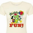thumbnail image 3 of Disney - Birthday - Ring Master Mickey & Donald Fun - Juniors Fitted Graphic T-Shirt, 3 of 5