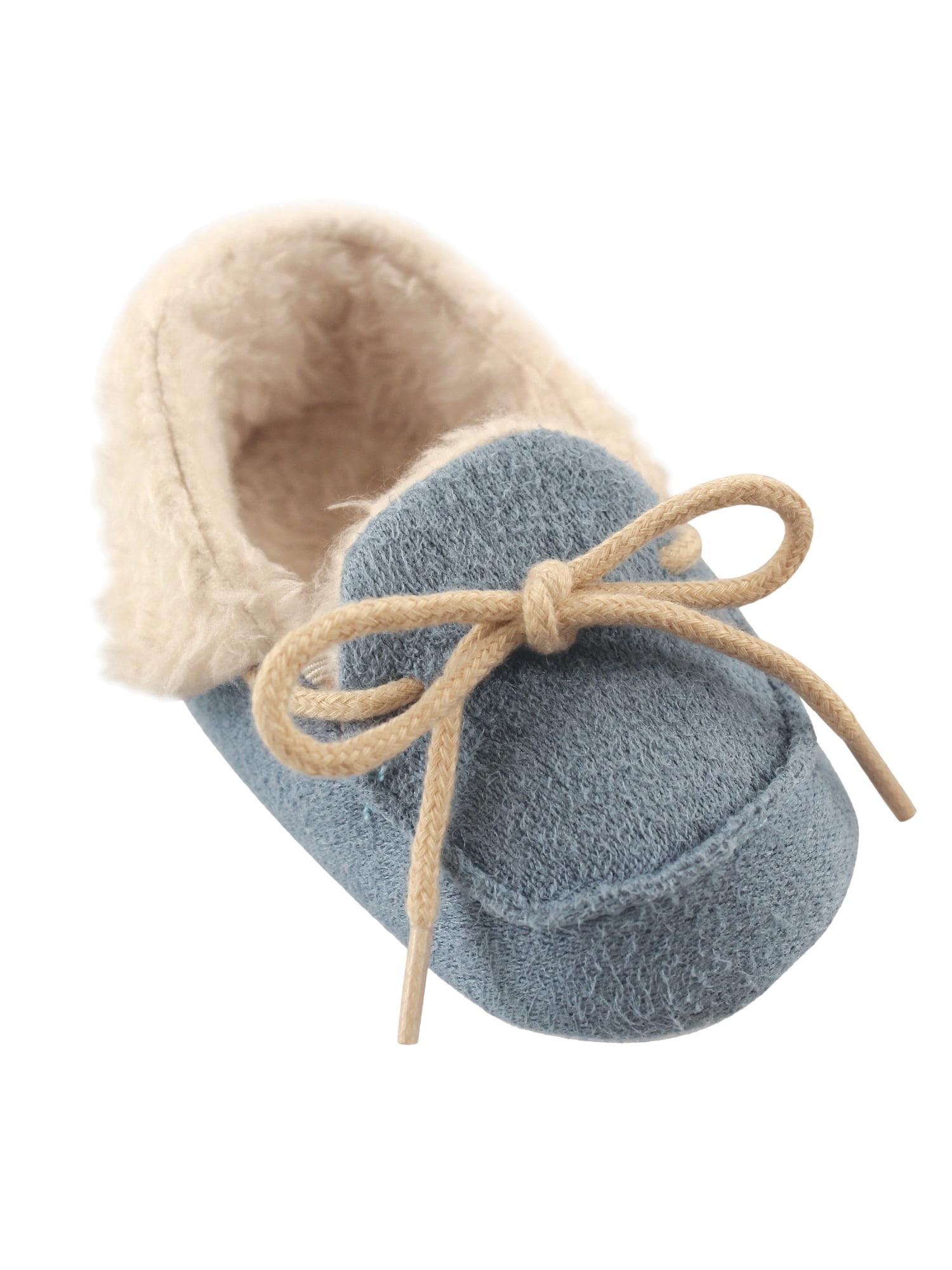 Luvable Friends Baby Boy Cozy Moccasin Slipper