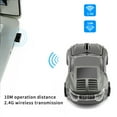 thumbnail image 4 of Dpisuuk Wireless Mouse 2.4GHz Computer Mouse 1200DPI Optical Mouse Mini Cool Car Mouse with USB Receiver for Notebooks Laptop Desktop Computers, Gray, 4 of 9