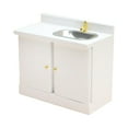 thumbnail image 2 of 1:12 Mini fregadero decoración multiusos con armarios simulación muebles en miniatura regalos para accesorios de fotografía baño Baoblaze Gabinete de casa de muñecas, 2 of 7