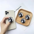thumbnail image 6 of 3 Pack Cell Phone Grip Stand with Expandable Kickstand (Not for Popsockets) - Black White, 6 of 6