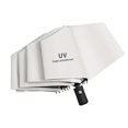 thumbnail image 2 of fenteer Rain and Sunshine Travel Umbrella Compact Automatic Folding Umbrella for Camping Outdoor Beach White, 2 of 6