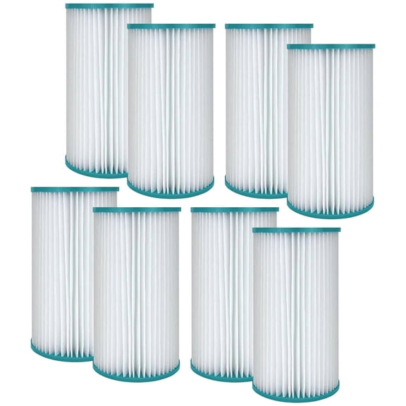 Hurricane 8 Pack HF4607-02 Advanced Pool and Spa Filter Cartridge Replacement