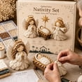 thumbnail image 4 of Christmas DIY Nativity Scene Sets for Crafts, Sewing Kit Quilted Fabric Christmas Decorations Indoor, Christmas Gifts, 4 of 8
