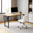 thumbnail image 4 of LIFERECORD 47 Inch Computer Desk with Storage Bag & Hook for Home Office Small Spaces, 4 of 5