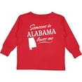 thumbnail image 3 of Inktastic Someone in Alabama Loves Me Boys or Girls Long Sleeve Toddler T-Shirt, 3 of 5
