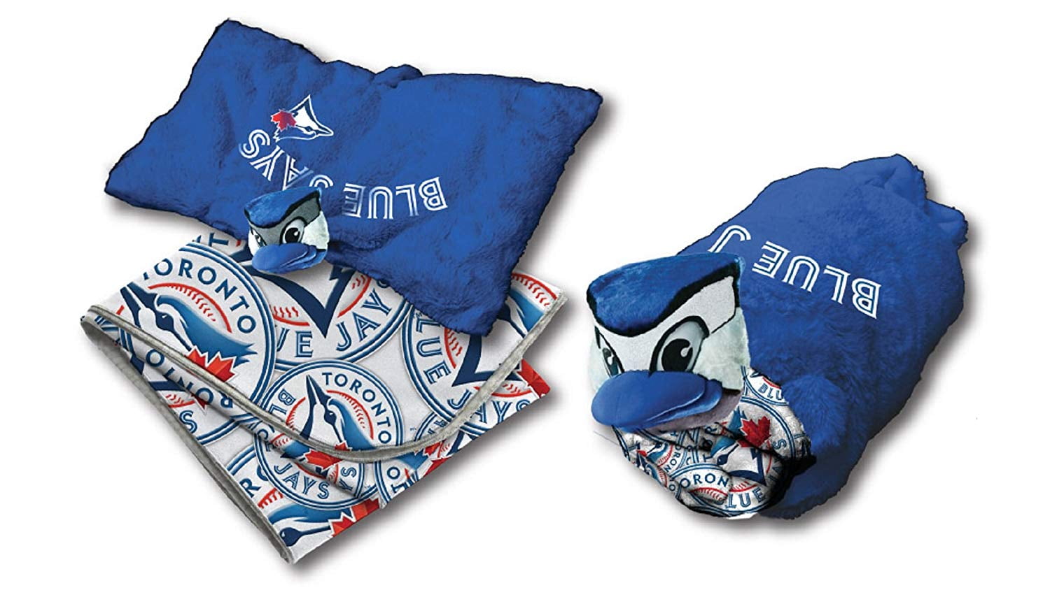 MLB Toronto Blue Jays 2 Piece Set Blanket and Plush Pillow Walmart Canada