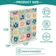 thumbnail image 3 of FORMRS 3 Ring Binder 1.5 inch with Pockets Set of 2 Clip Board 200 Sheets Capacity, Green Floral, 3 of 8