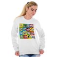 thumbnail image 4 of Troll Face Internet Memes Big Smiley Sweatshirt for Men or Women Brisco Brands X, 4 of 6