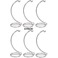 thumbnail image 7 of Creative Hobbies 8 Inch Tall Bright Silver Chrome Ornament Display Stand Hanger Holder, Pack of 6, 7 of 7