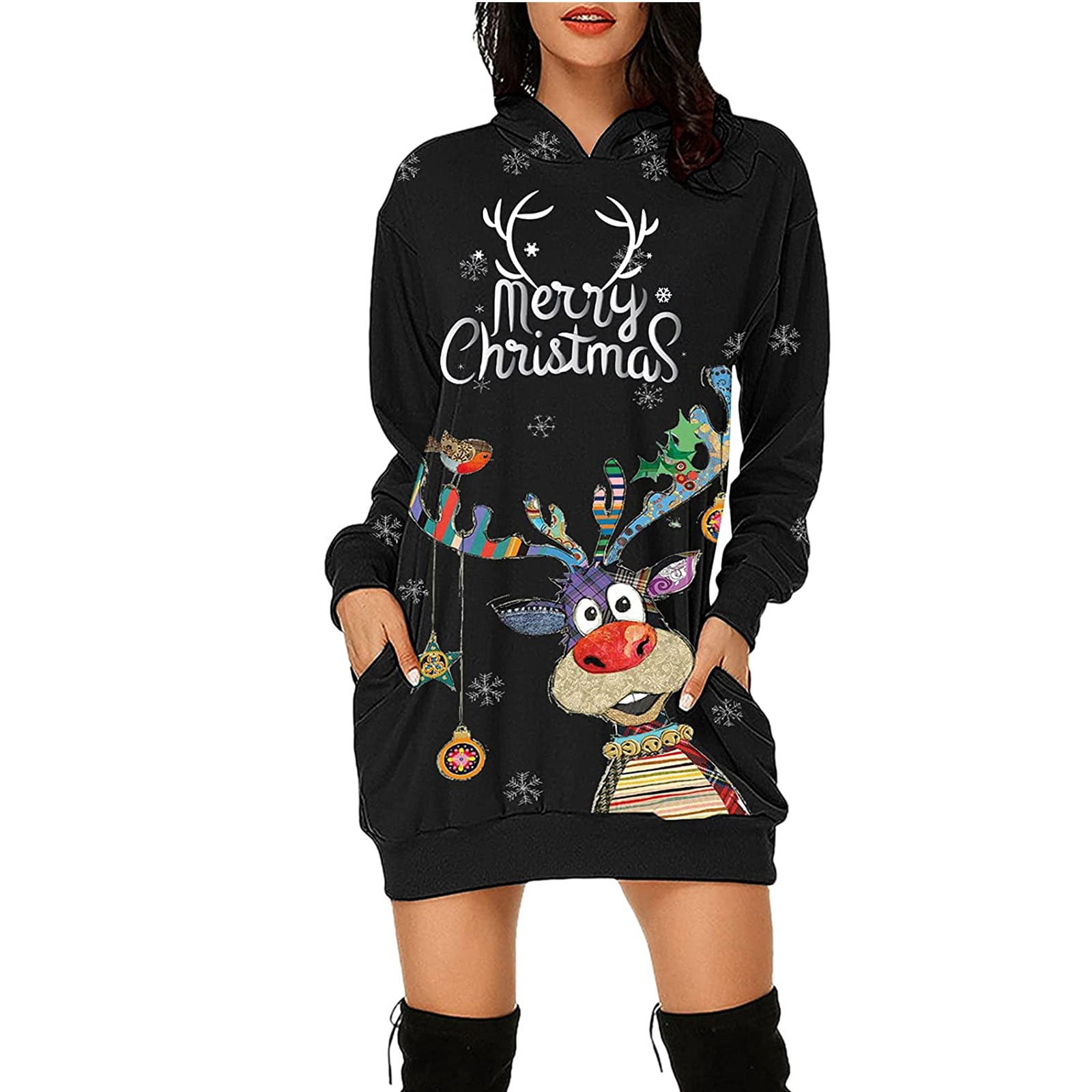 REORIAFEE Ugly Christmas Dresses for 