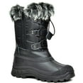 thumbnail image 2 of DREAM PAIRS Kids Boys & GirIs Winter Waterproof Outdoor Sports Snow Boots KSNOW BLACK Size 5, 2 of 6