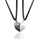 thumbnail image 5 of Collar de amor para pareja, collar magnético, colgante de piedra de los deseos para mujer, cadena de clavícula, collar en forma de corazón, 5 of 6