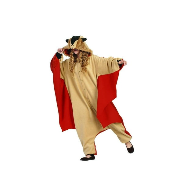 Funsies Kigurumi Skippy Vol Écureuil Polaire Combinaison Costume Adulte une Taille