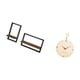 thumbnail image 5 of Estantes Flotantes Rústicos Modernos Y Reloj De Pared Minimalista Nórdico De Madera Para Cocina, Oficina, Comedor, Dormitorio, Decoración Del Hogar, Exhibición Y Almacenamiento., 5 of 8