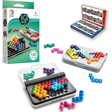 SmartGames IQ Six Pro Travel Game/Brain Teaser for Ages 8 to Adult with 120 Challenges