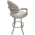 thumbnail image 2 of Swivel Counter Metal Bar Stool 26" -M-70-Outlier Stucco Beige Fabric-Beige Frame, 2 of 2