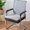 Gray, variant on YIMWNYI Chair Linen Cushion Non Slip Indoor Seat Mat, Office Seat Cushion, Comfortable Foam Filling, Easy to Clean, Decorative Chair Pad for Home and Office