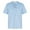 Light Blue, variant on Odeerbi Men's Summer Solid Color Vintage Shirt Fashion Casual Loose Tops Retro Short Sleeve Shirt Gray