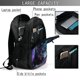thumbnail image 4 of Fotbe Purple Sky Wolf Mochila con Estampado y Puerto USB para Hombre y Mujer, Mochila Antirrobo, Mochila de Viaje, Mochila Escolar, Mochila Universitaria, 4 of 7