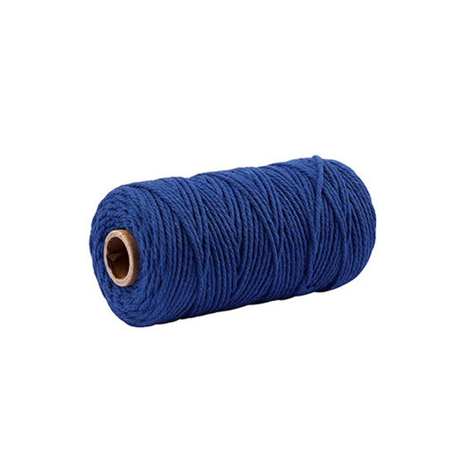 WNG Dyi Macrame Yarn 3 Mm X 100 M Decorative Warp Cotton for Knitting Crafts