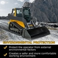 thumbnail image 3 of Kojem Door Glass for John Deere Track Loader Models 318E 319E 320E 320E 323E 326E Replaces T344818 Front Center Skid Steer Loader Windshield Windowpane, 3 of 8