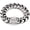 Silver 8.26 Inches, variant on Wrist Armor Style Chain Men Bracelet Stainless Steel Punk Jewelry Silver Black Gold Cool Gifts for Mens 8.26in/8.66in/9.44in