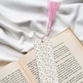 thumbnail image 6 of Kdxio Vintage Stylized White Color Print Metal Tassel Bookmarks,Perfect Gift for Art Lovers and Bookworms Metal Bookmarks for Women, 6 of 8