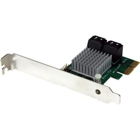 StarTech.com 4 Port PCI Express 2.0 SATA III 6Gbps RAID Controller Card with HyperDuo SSD