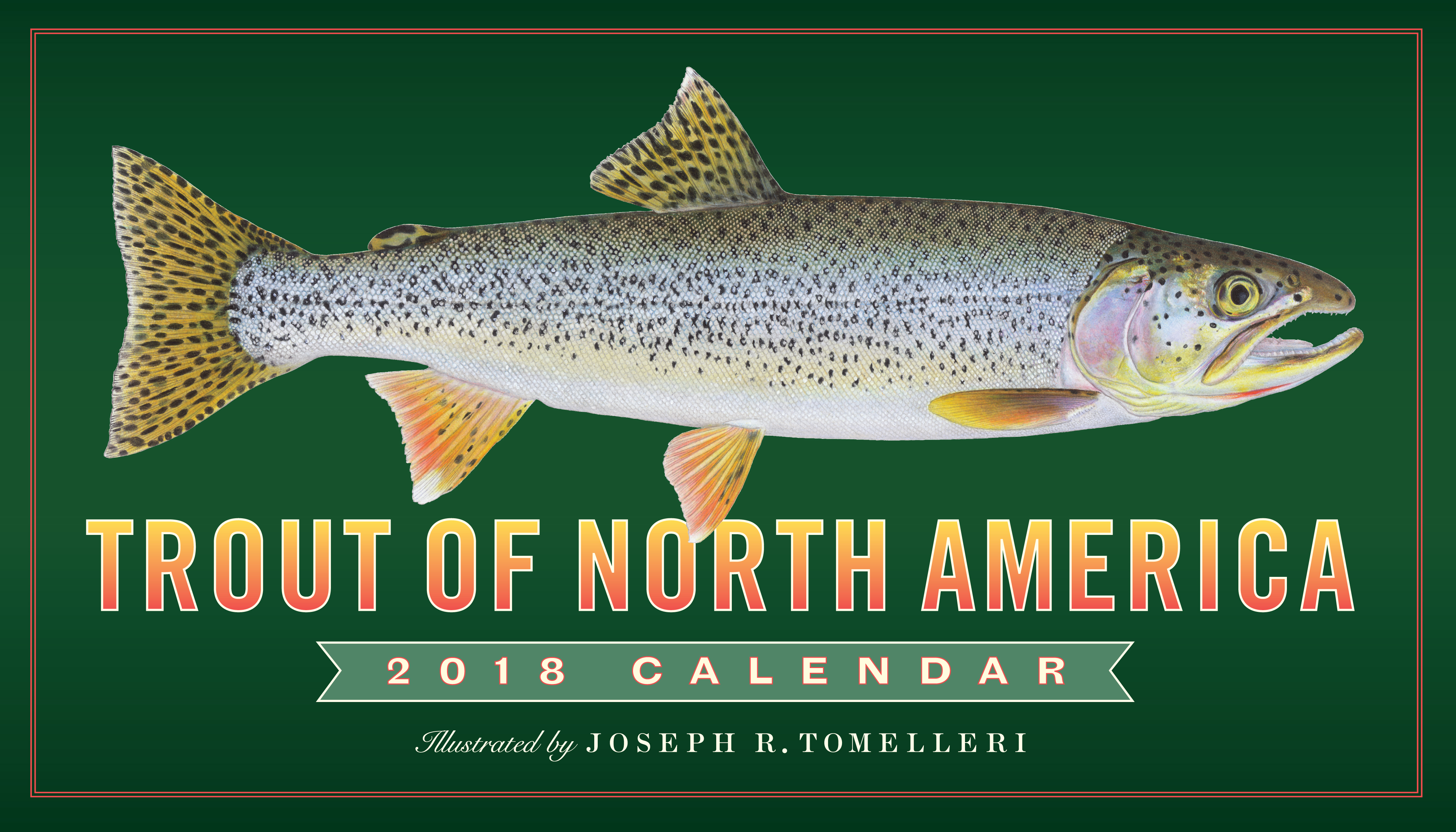 Trout of North America Wall Calendar 2018 (Calendar) - Walmart.com - Walmart.com