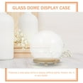 thumbnail image 3 of Shisuyan Luminous Micro Landscape Glass Dome Glass Cover Flower Plant Preserved Container, 3 of 9