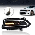 thumbnail image 5 of PIT66 Headlight, Fit for 2015-2021 Dodge Charger Headlamp Pair W/O Logo Left Driver Side, 5 of 9