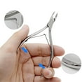 thumbnail image 4 of Stainless Steel Nail Cuticle Scissors Manicure Pedicure Tool Silver Nipper Clipper, 4 of 6