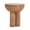 Brown#0B, variant on Outdoor Dining Table, Evie Outdoor Patio Round MGO Side Table, Brown, Brown Outdoor Coffee Table,Magnesium Oxide Patio Table, Garden & Outdoor & Patio Furniture Outdoor Tables Evie Outdoor Patio Roun