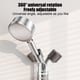 thumbnail image 3 of Soporte de ducha con ventosa organizador de ducha ajustable sin taladro | Estantería de almacenamiento de plástico giratoria móvil | Soporte para cabezal de ducha blanco | Gran capacidad de peso |, 3 of 6