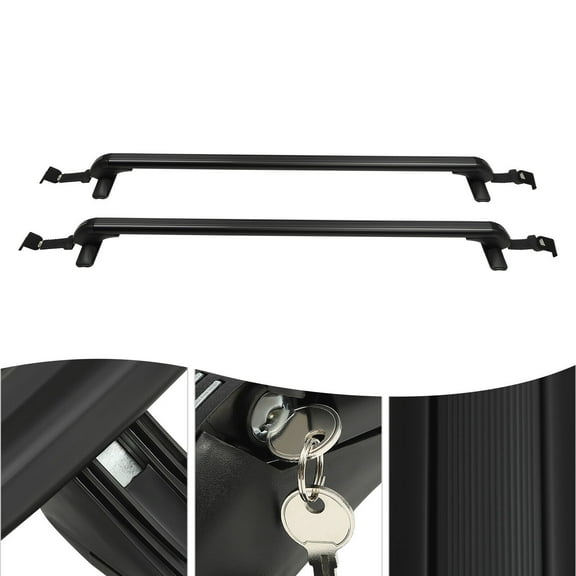 Car Top Roof Rack Cross Bar 41.34" Luggage Carrier Aluminum For 4Door/ 5Door Car