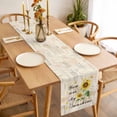thumbnail image 3 of Table Runner 90 Inches Long for Kitchen Dining, Sunflower Dresser Scarf Farmhouse, Dining Table Decorations for Wedding/Parties, Vintage Botanical 13 x 90 In, 3 of 8