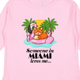 thumbnail image 4 of Inktastic Someone in Miami Loves Me Boys or Girls Long Sleeve Toddler T-Shirt, 4 of 5