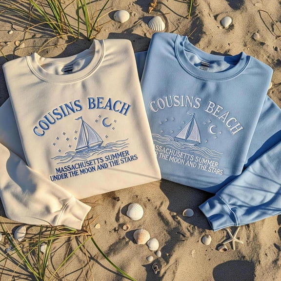 Cousins Beach Embroidered Summer I Turned Pretty, Sweatshirt