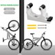 thumbnail image 3 of Bicicleta Soporte de pared para bicicletasoporte Ndcxsfigh para de carreterasoporte para hebilla de estacionamiento (blanco y negro), 3 of 7