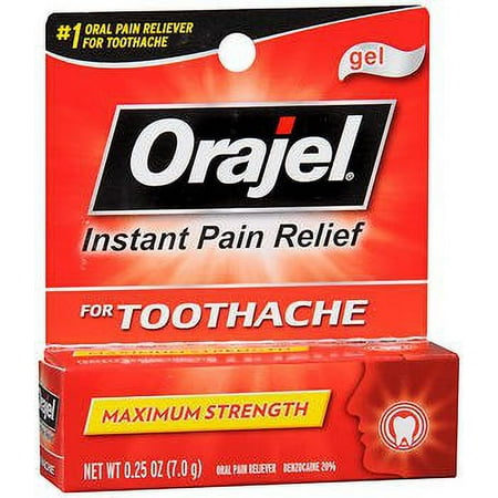 Orajel 3X Medicated for Toothache & Gum Gel (Pack of 48)