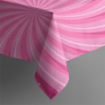 thumbnail image 3 of 52x52in(132x132cm) Square Tablecloth, Waterproof Polyester Table Cover, Wrinkle Resistant & Washable Fabric for Dining, Kitchen, Picnic, Sweet Candy Print, 3 of 5