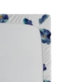 thumbnail image 3 of Ambesonne Floral Fitted Sheet, Watercolor Violet Blooms, Full Size, Turquoise Navy Blue, 3 of 3