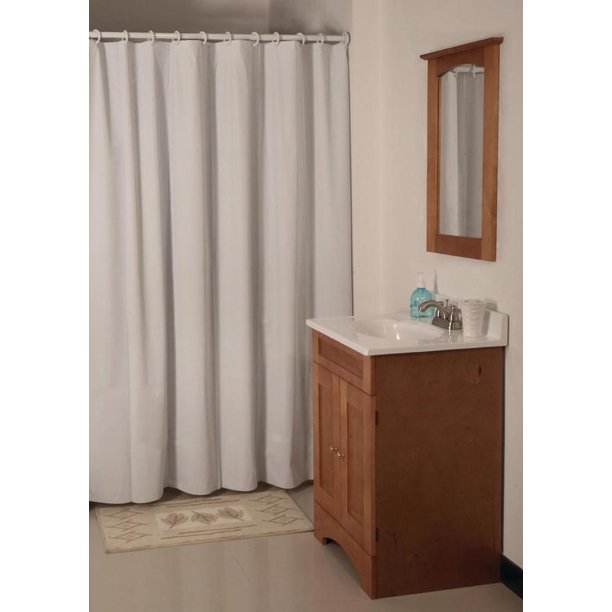 Simple Spaces Heavy Duty Shower Curtain, 70 In W X 72 In L X 12 Mm T