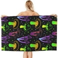 thumbnail image 2 of Mushrooms Large Beach Towel - Plush Thick Cotton Pool Towel, Adult Beach Towels, 2 of 17