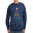 thumbnail image 1 of CafePress - Joy Love Christmas - Classic Crew Neck Sweatshirt, 1 of 1